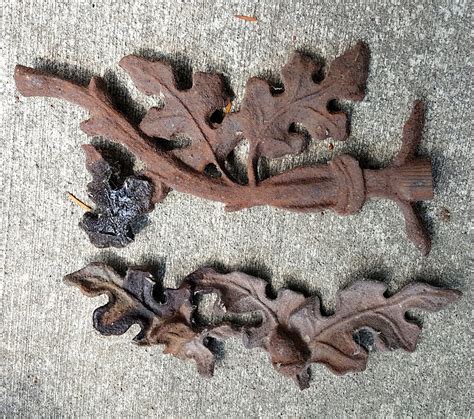 cast iron oak leaves acorns for sale 